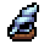 Faux Blue Conch Shell