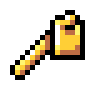 Gold Hoe