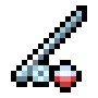 Silver Fishing Rod